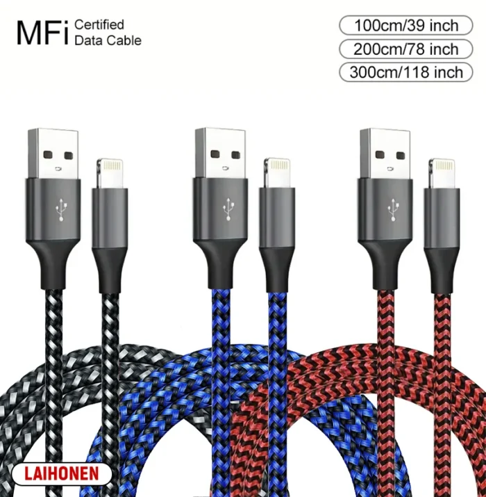کابل USB-A به لایتنینگ MFi - Image 14