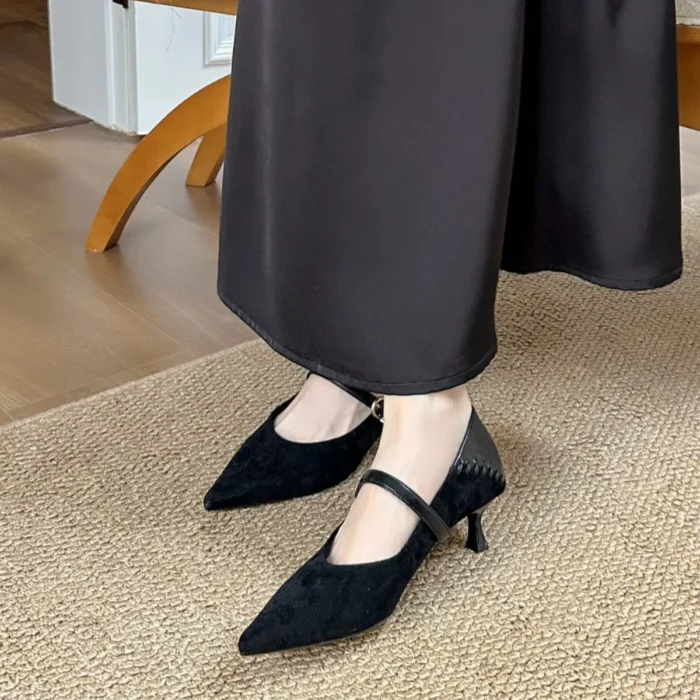 کفش مری‌جین زنانه نوک‌تیز راحت - Image 3