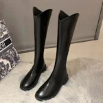 بوت زنانه وسترن استایل‌جین فیت‌تنگ - Image 4