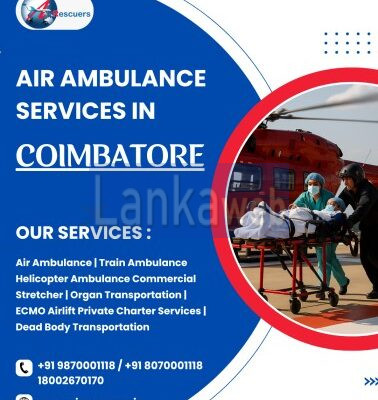 Coimbatore’s Fastest Air Ambulance: Swift, Expert