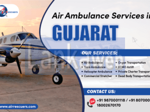 Round-the-Clock Air Ambulance Services in Gujarat