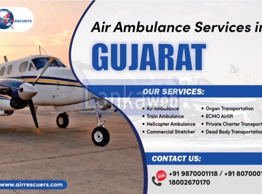 Round-the-Clock Air Ambulance Services in Gujarat
