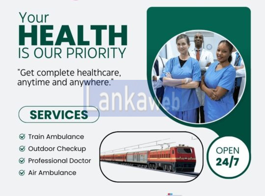 Hire Panchmukhi Train Ambulances in Ranchi Cost