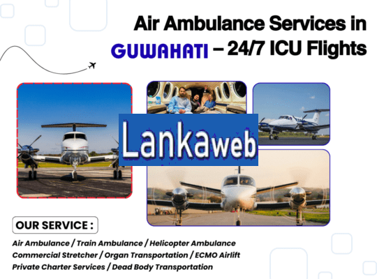 Air Ambulance Services in Guwahati – 24/7 ICU Flig
