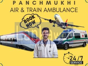 Panchmukhi Train Ambulance in Ranchi transports