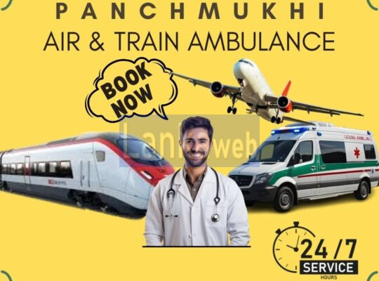 Panchmukhi Train Ambulance in Ranchi transports