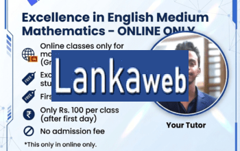 Mathematics Class Grade 6 – O/L English Medium