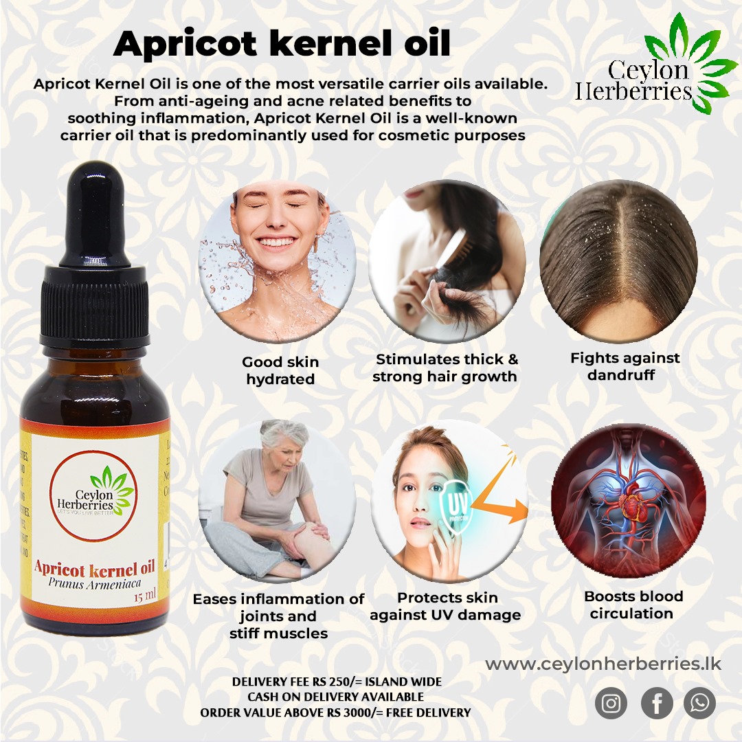 Aoricot-Kernel-oil Apricot Kernel oil – Prunus armeniaca 30ml - Image 1